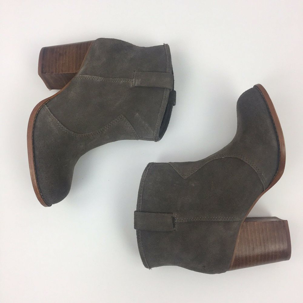 Splendid Lakota Tan Suede Leather Ankle Booties 7